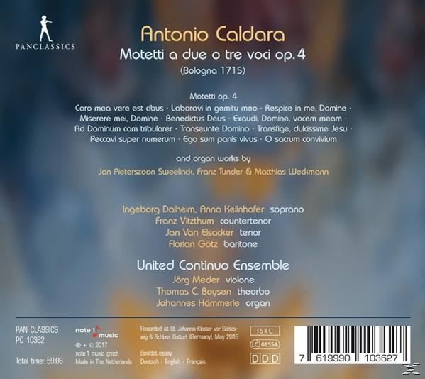 VARIOUS - Motetti a due o tre voci op.4 (Bologna 1715)  - (CD)