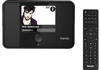 HAMA DIT1000M - Radio numérique (AM, DAB+, FM, Internet radio, Noir)