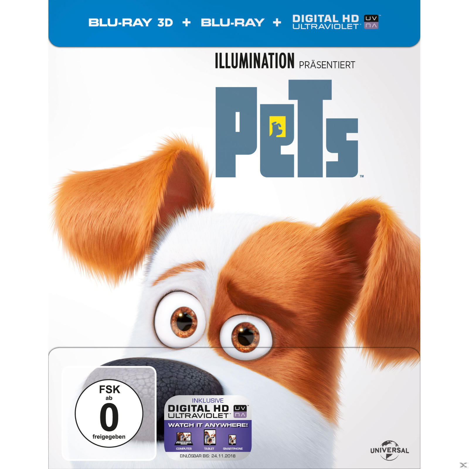 Pets (Steel-Edition) Exklusiv! 3D Blu-ray (+2D)