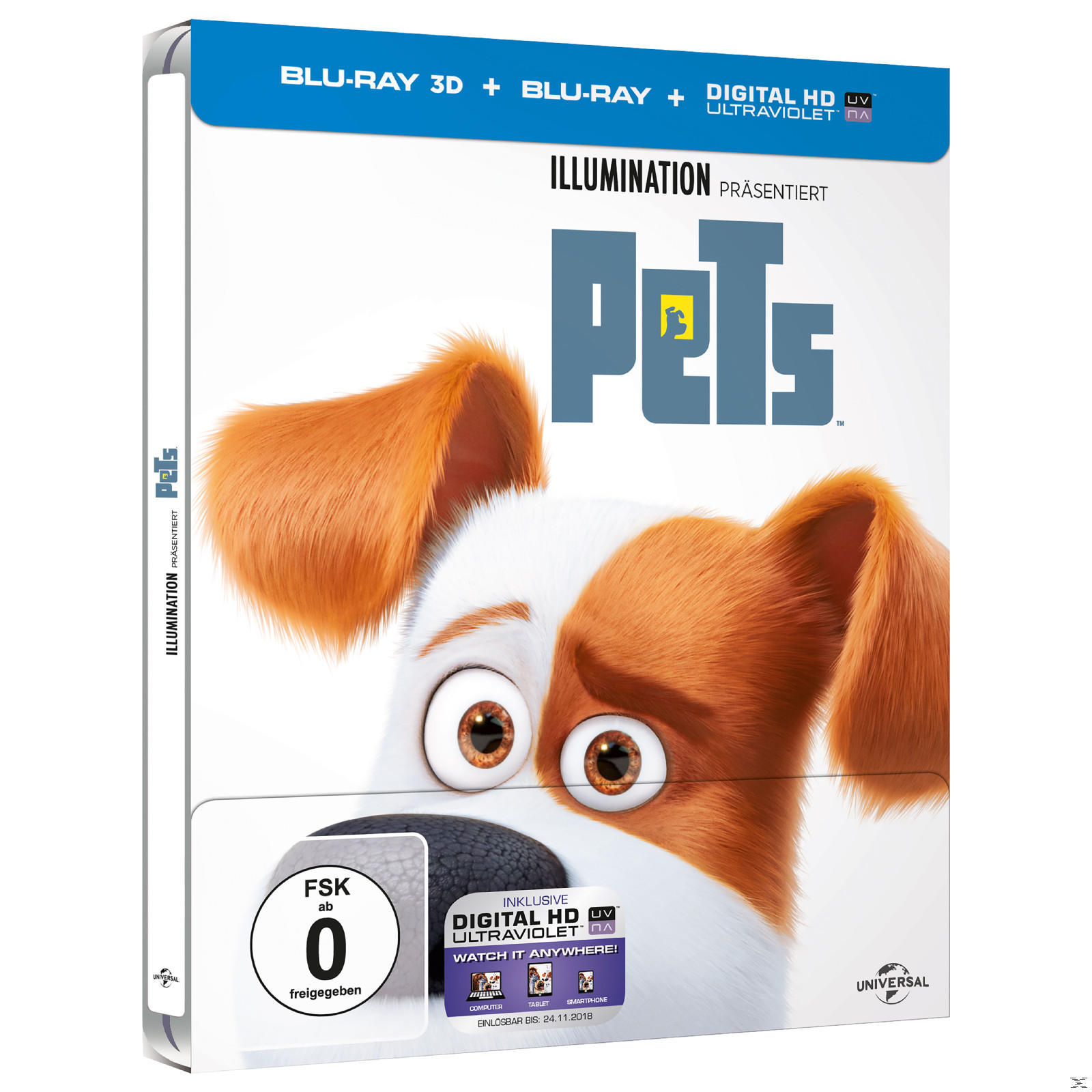 Pets (Steel-Edition) Exklusiv! 3D Blu-ray (+2D)