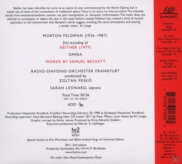 VARIOUS - Neither Opera  - (CD)