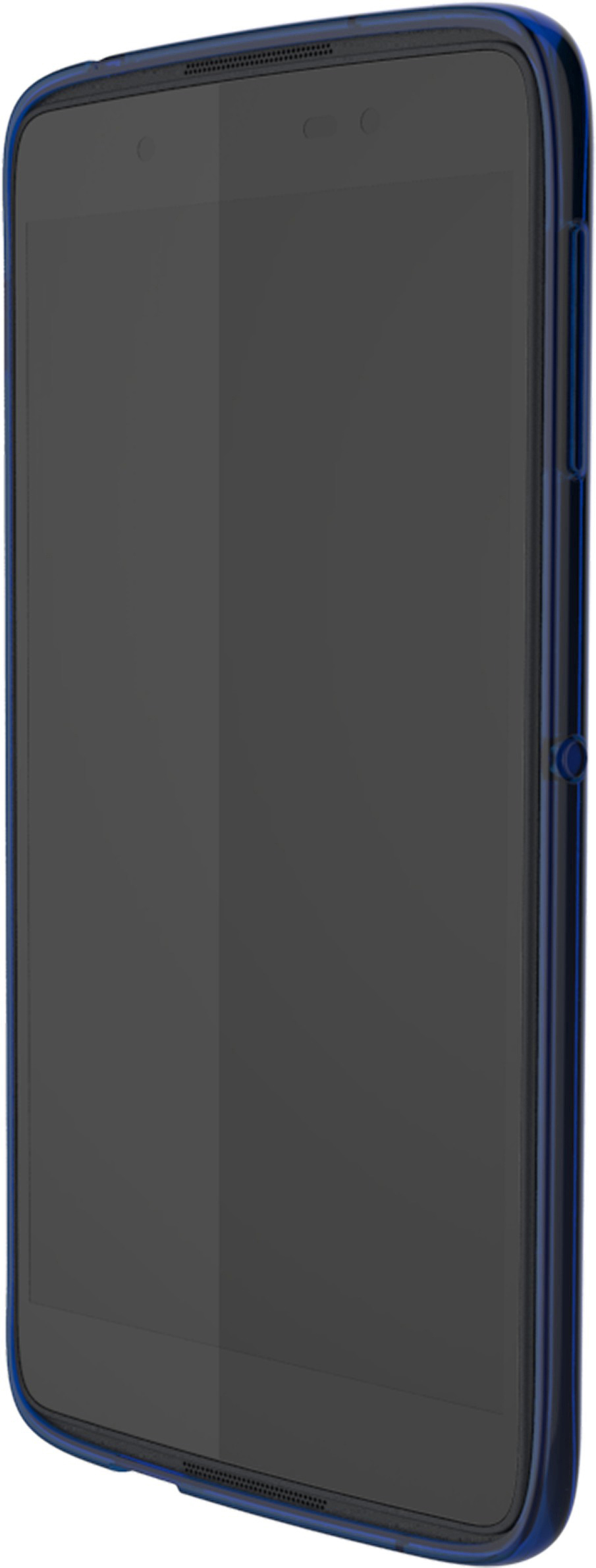 BLACKBERRY Soft Shell, DTEK 50, Blackberry, Blau/Transparent Backcover