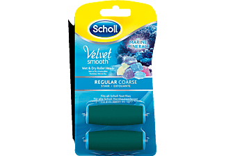 SCHOLL Velvet Smooth Wet&Dry Ersatzrolle - Nachfüllrollen für Hornhautentferner (Grün)