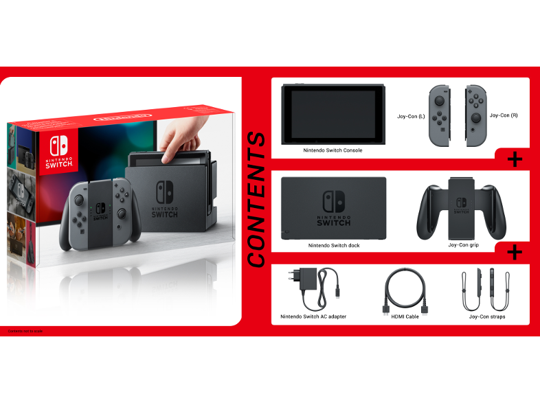 NINTENDO Switch konzol, szürke
