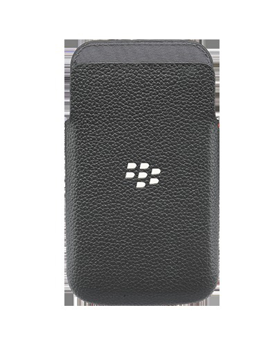 Blackberry, Holster, Schwarz Leather BLACKBERRY Classic,