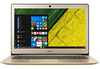 ACER Swift 3 (SF314-51-59S9), Notebook mit 14 Zoll Display, Intel® Core™ i5 Prozessor, 8 GB RAM, 256 GB SSD, HD-Grafik 620, Luxury Gold (Unibody Aluminium)