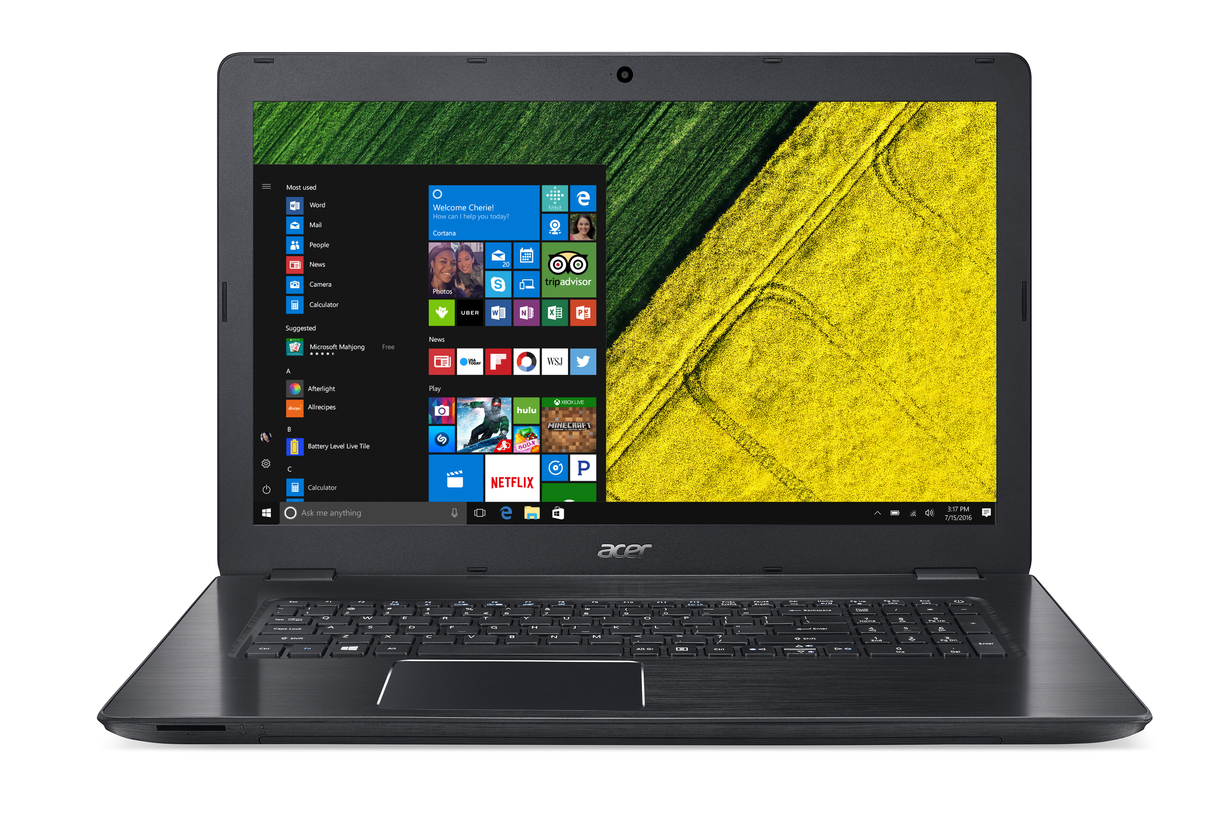 ACER Aspire F 17 (F5-771G-58P2) - 17,3 Zoll - Intel® Core™ i5 i5-7200U - 8 GB - 128 GB - NVIDIA GeForce® GTX 950 - Windows 10 Home (64 Bit)