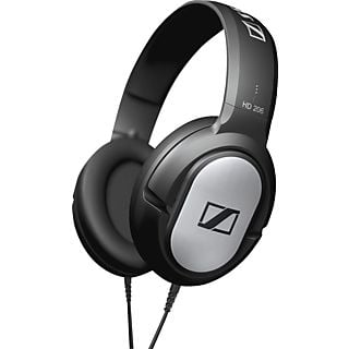 Auriculares - Sennheiser HD 206, De diadema, Con cable, Jack 3.5 mm, Negro y Plata