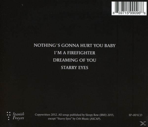 CD-Cover, schwarzer Hintergrund, weißer Text: Nothing's Gonna Hurt You Baby, Starry Eyes. Barcode oben rechts.