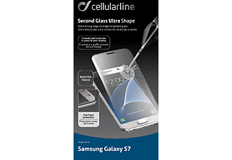 CELLULARLINE TEMPGCAPGALS7T - Vitre de protection (Convient pour le modèle: Samsung Galaxy S7)