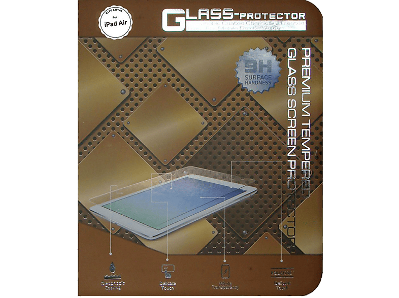 CITY LOYAL Schermbeshcerming tempered glass iPad Air 1 & 2 (105932)