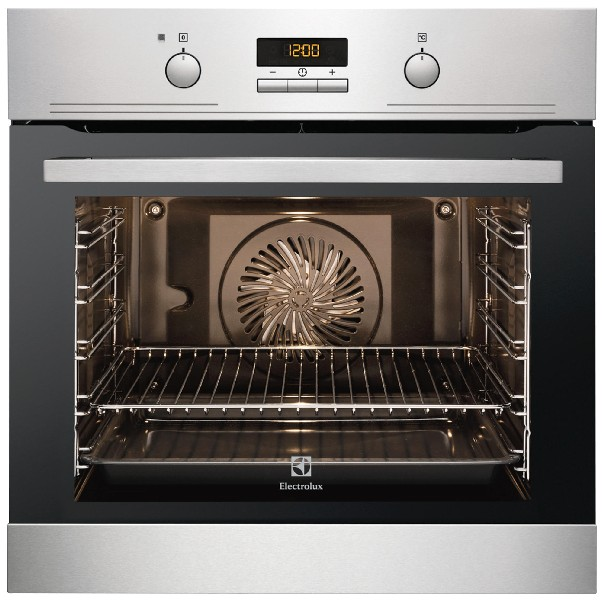 Horno - Electrolux EOC3430FOX, Multifunción, Pirolítico, 72 L, Clase A+, Inox antihuellas