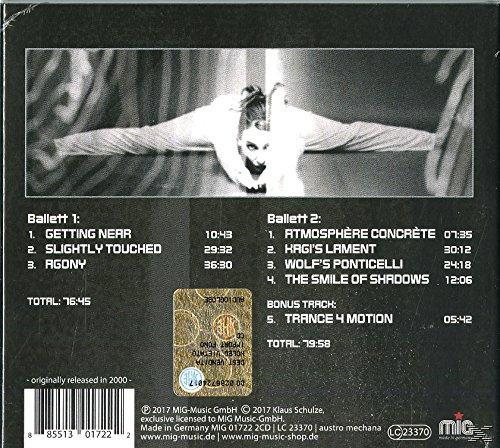 Rückseite einer CD mit Text und einem Bild.