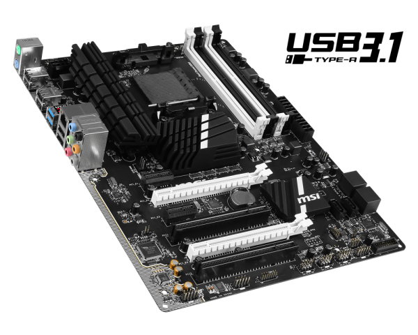 MSI 970A SLI Krait Edition AM3+ DDR3 GLAN SATA3 2133MHz USB 3.1 Anakart
