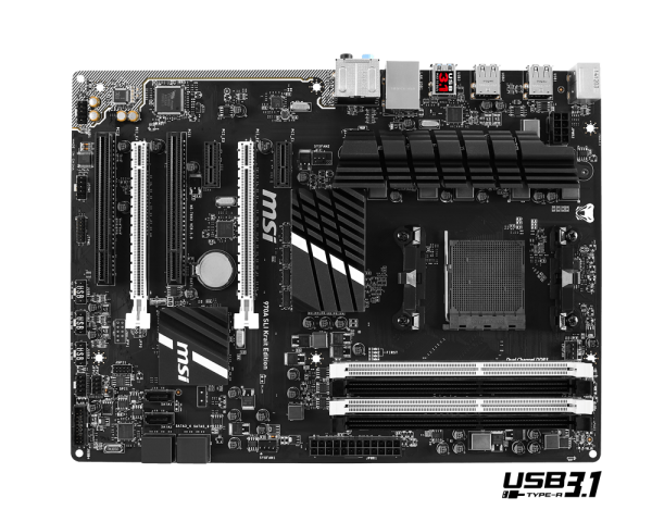 MSI 970A SLI Krait Edition AM3+ DDR3 GLAN SATA3 2133MHz USB 3.1 Anakart