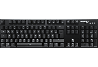 HYPERX Alloy FPS CHERRY MX Red - Clavier de gaming, à fil, QWERTZ, Mechanical, Cherry MX Red, Noir/couleur d'éclairage rouge