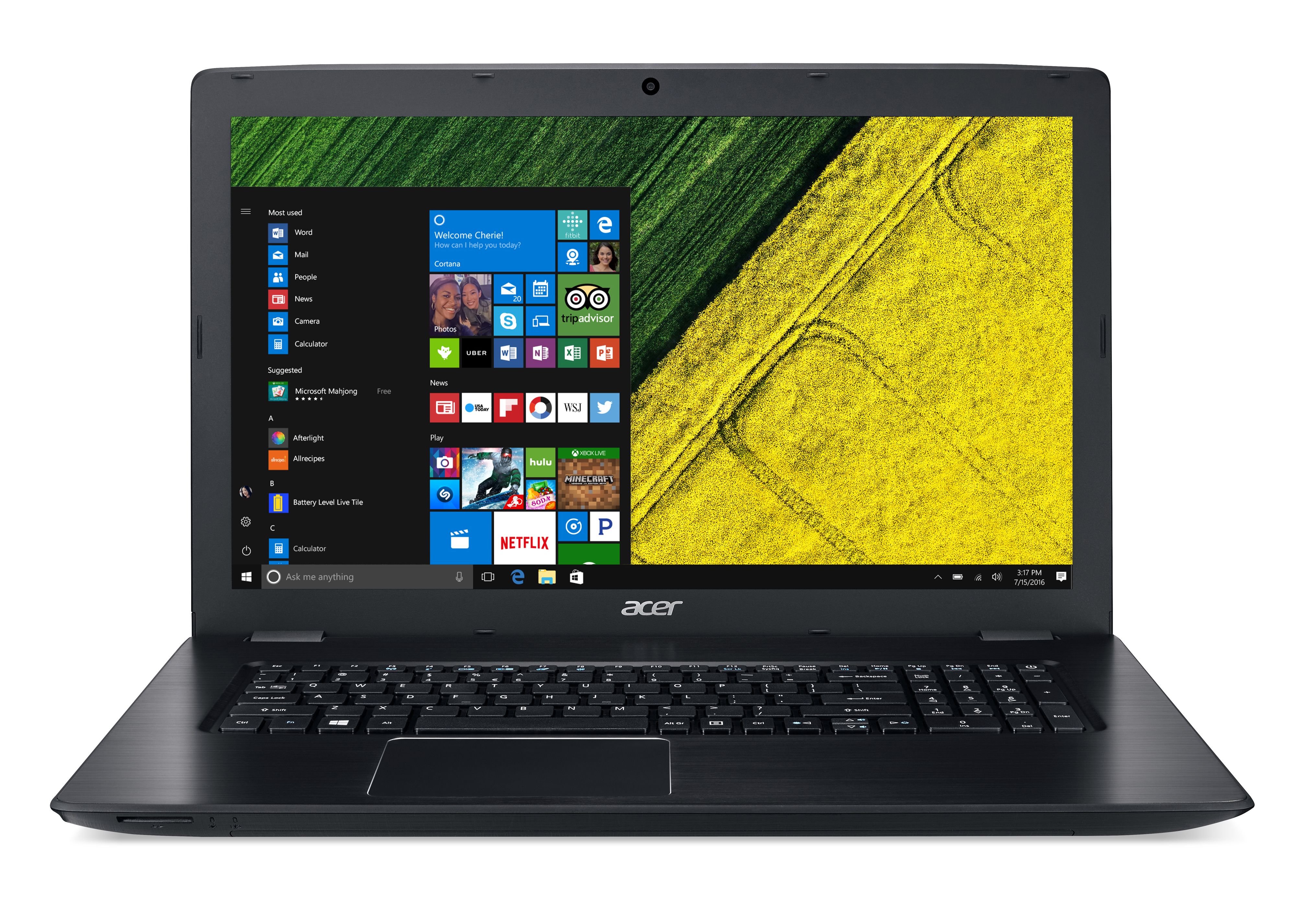 ACER Aspire E 17 (E5-774G-57EB) - 17,3 Zoll - Intel® Core™ i5 i5-7200U - 8 GB - 256 GB - NVIDIA - Windows 10 Home (64 Bit)