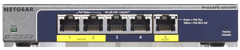 NETGEAR GS105PE Prosafe Switch Switch