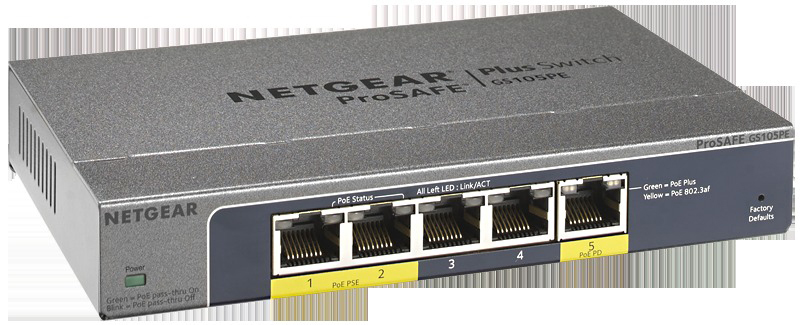 NETGEAR GS105PE Prosafe Switch Switch