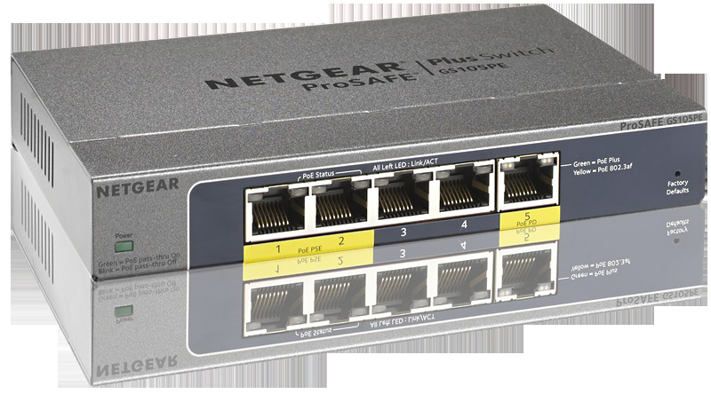 NETGEAR GS105PE Prosafe Switch Switch