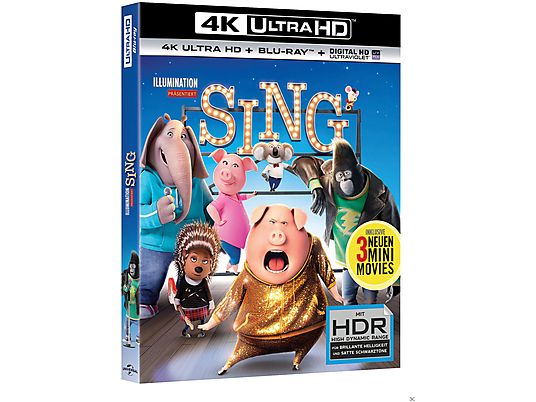 Sing [4K Ultra HD Blu-ray + Blu-ray]