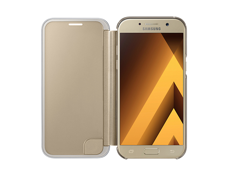 SAMSUNG EF-ZA520CFEGWW, Bookcover, Samsung, Galaxy A5 (2017), Gold