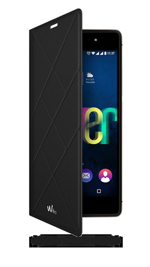 WIKO Fever, Bookcover, Wiko, Fever 4G, Schwarz