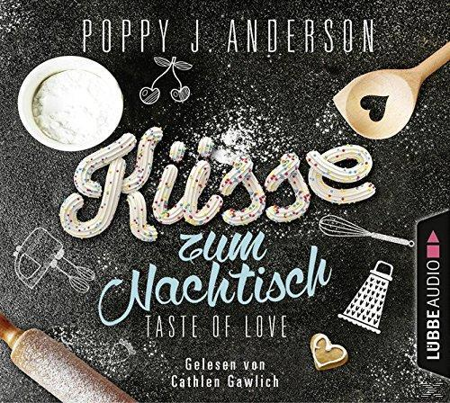 Buchcover mit Text und Designelementen zum Thema Backen.