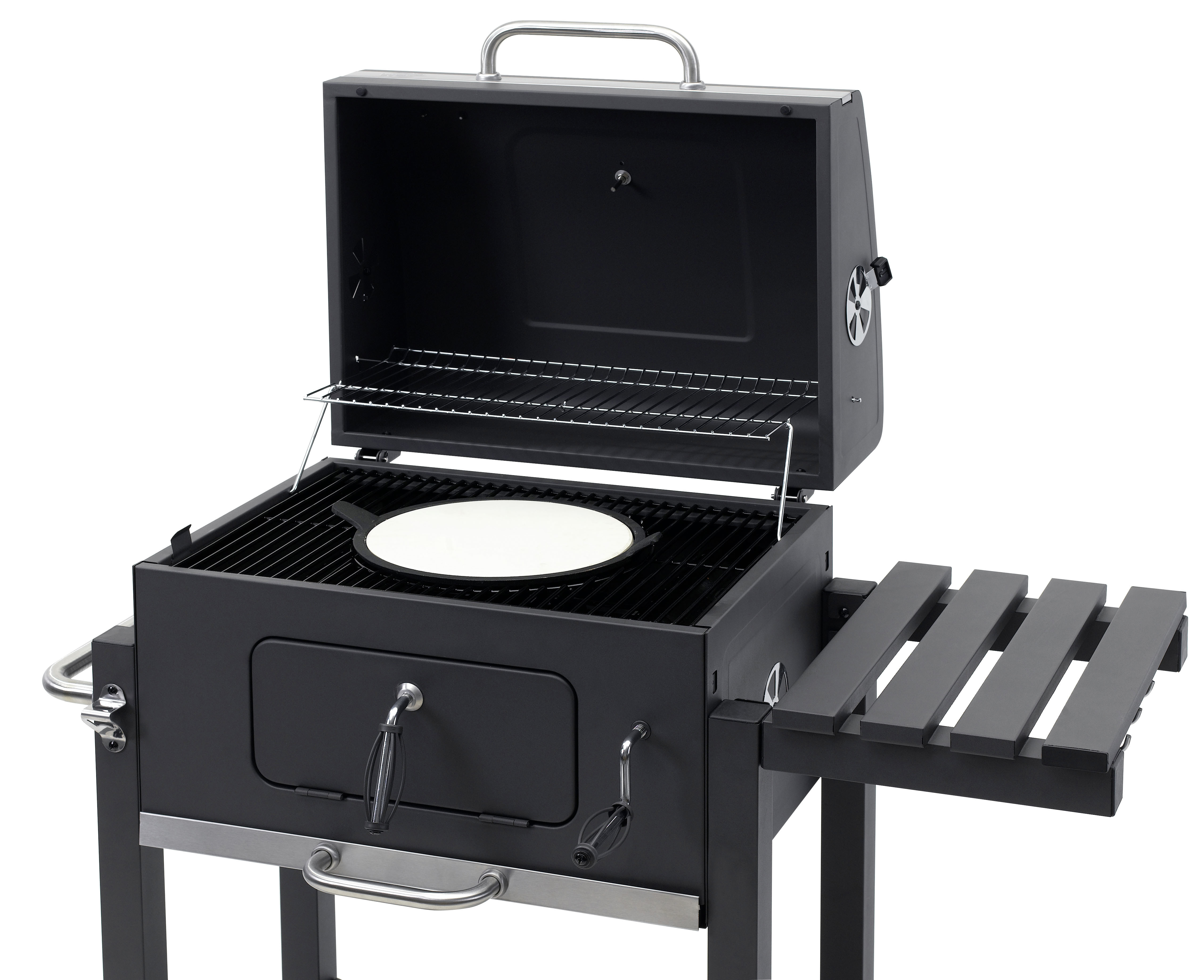 TEPRO 1161 Toronto Click Kohlegrill, Schwarz 