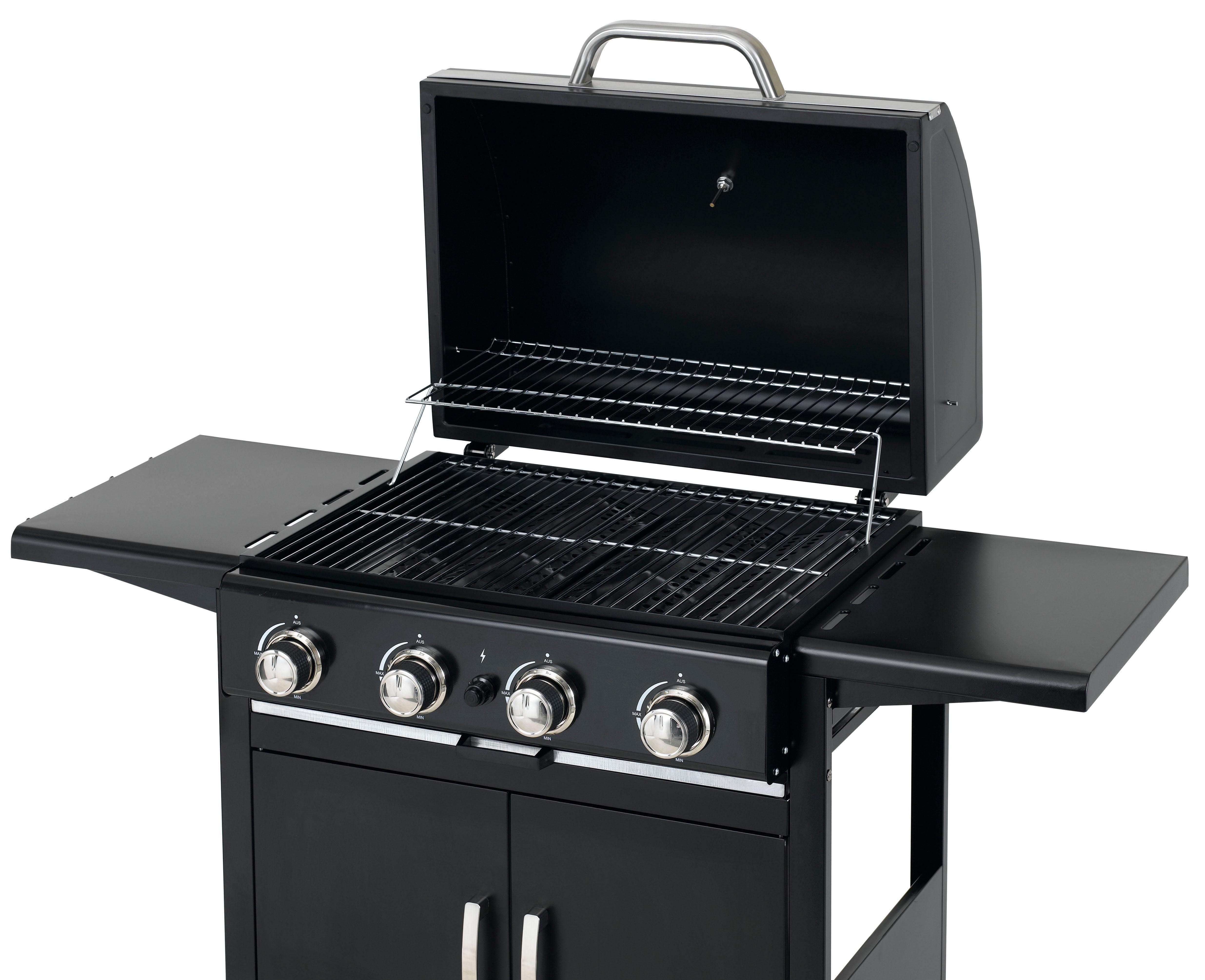 TEPRO 3153 Mayfield Gasgrill, Schwarz (12000 Watt)