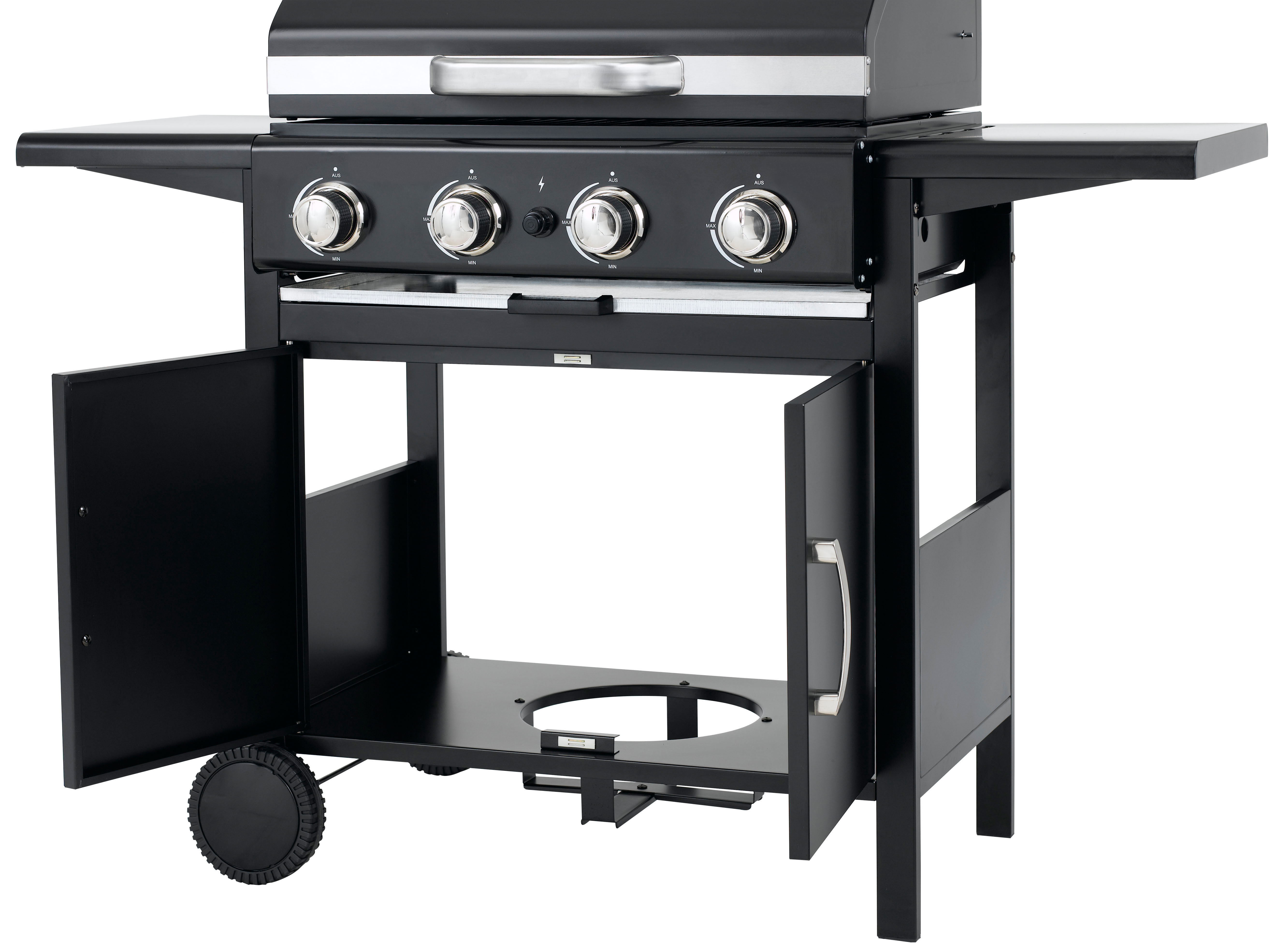 TEPRO 3153 Mayfield Gasgrill, Schwarz (12000 Watt)