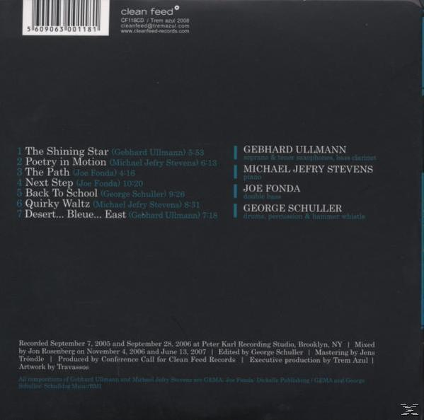 Gebhard Ullmann - Poetry in Motion  - (CD)