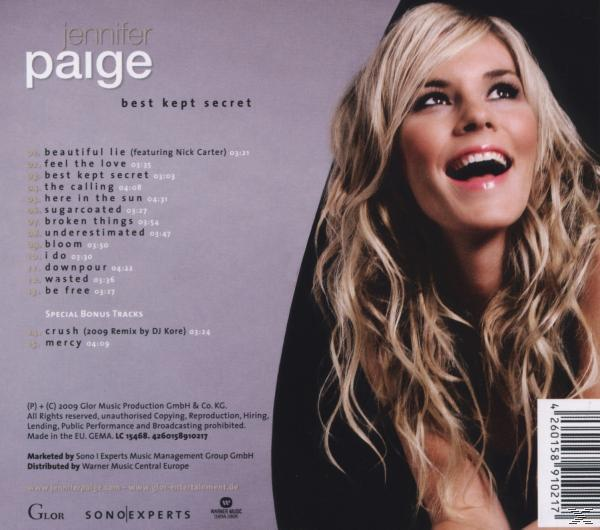 Jennifer Paige - Best Kept Secret  - (CD)