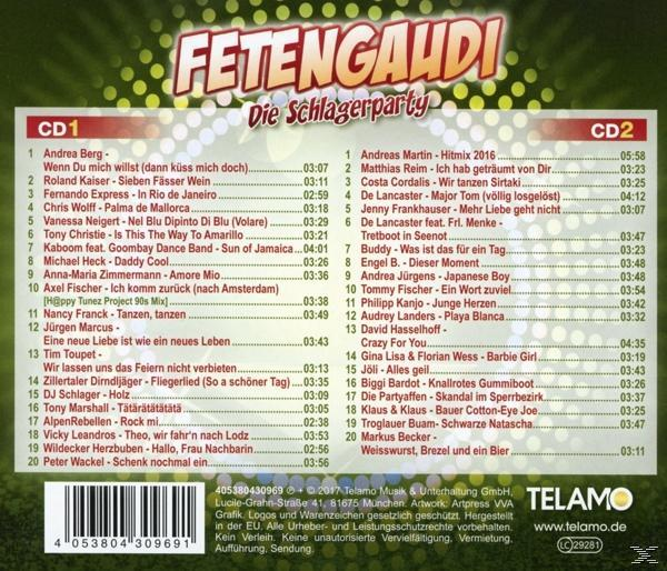 VARIOUS - Fetengaudi-Die Schlagerparty  - (CD)