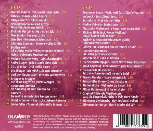 2017 Hitparade (CD) Frühling Die - VARIOUS Volkstümliche -