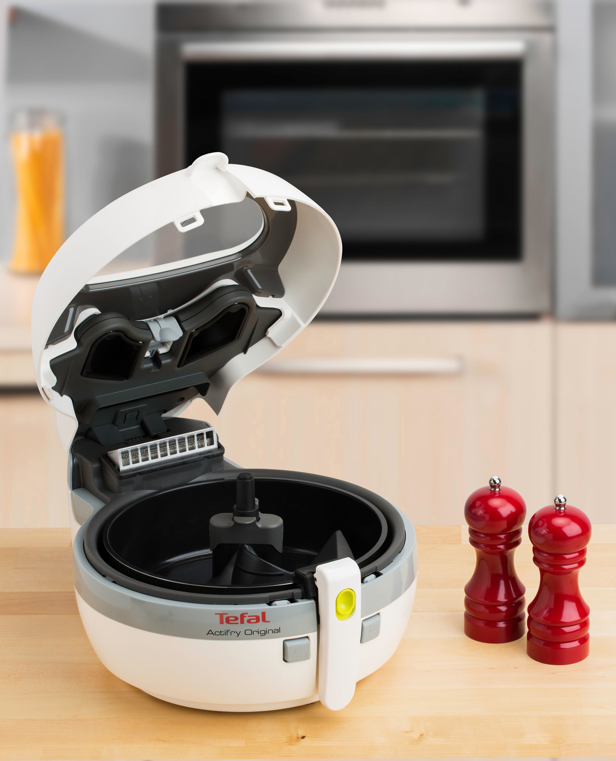TEFAL FZ 7100 ActiFry Heißluftfritteuse 1400 Watt Weiß/Grau