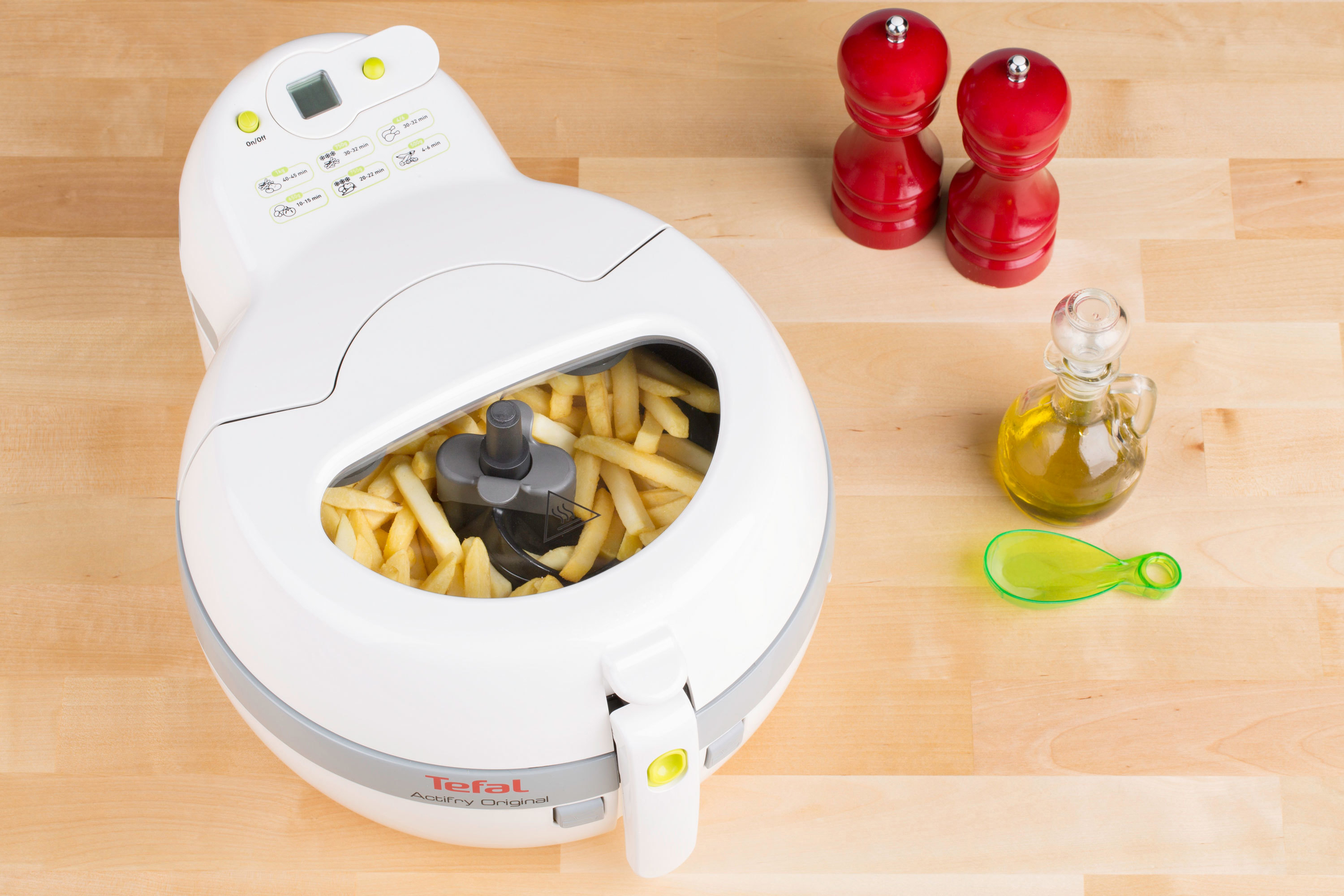 TEFAL FZ 7100 ActiFry Heißluftfritteuse 1400 Watt Weiß/Grau
