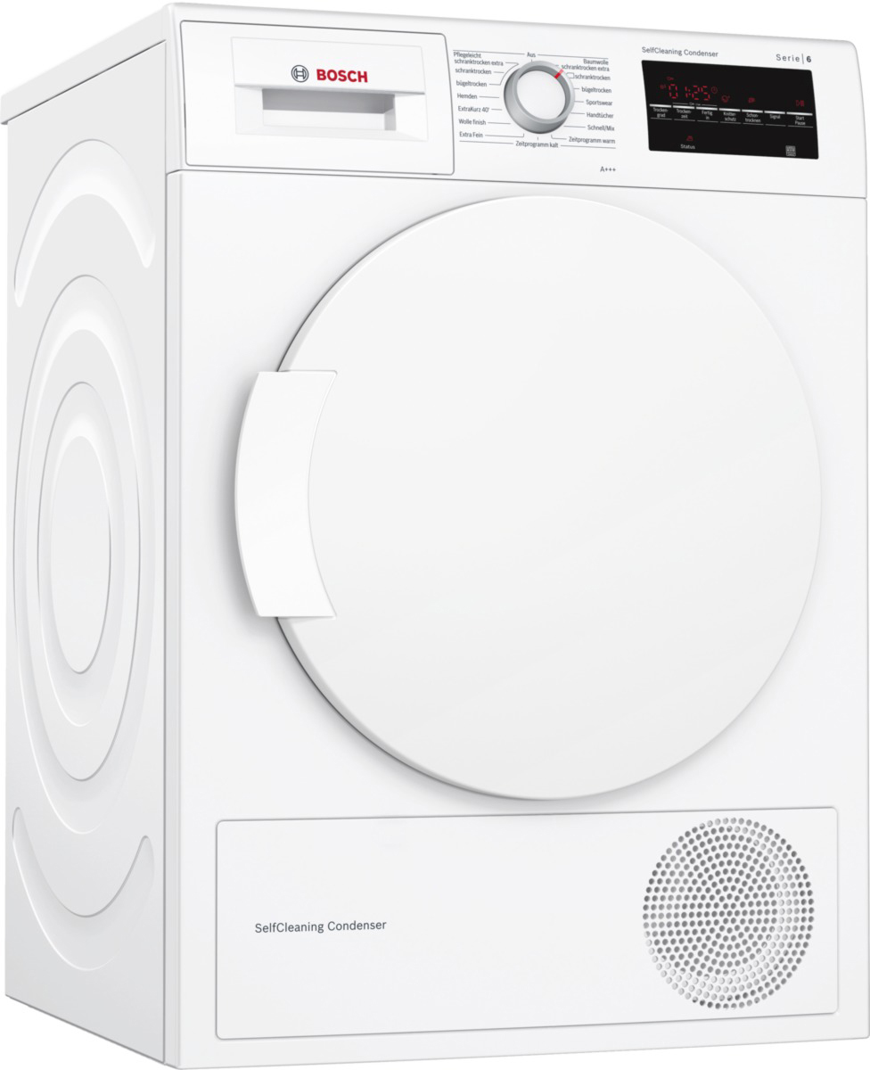 BOSCH WTW85433 Wärmepumpentrockner (7,0 kg, A+++, Weiß)
