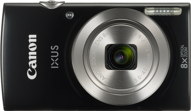 CANON IXUS 185 fényképezőgép, fekete + IXUS tok