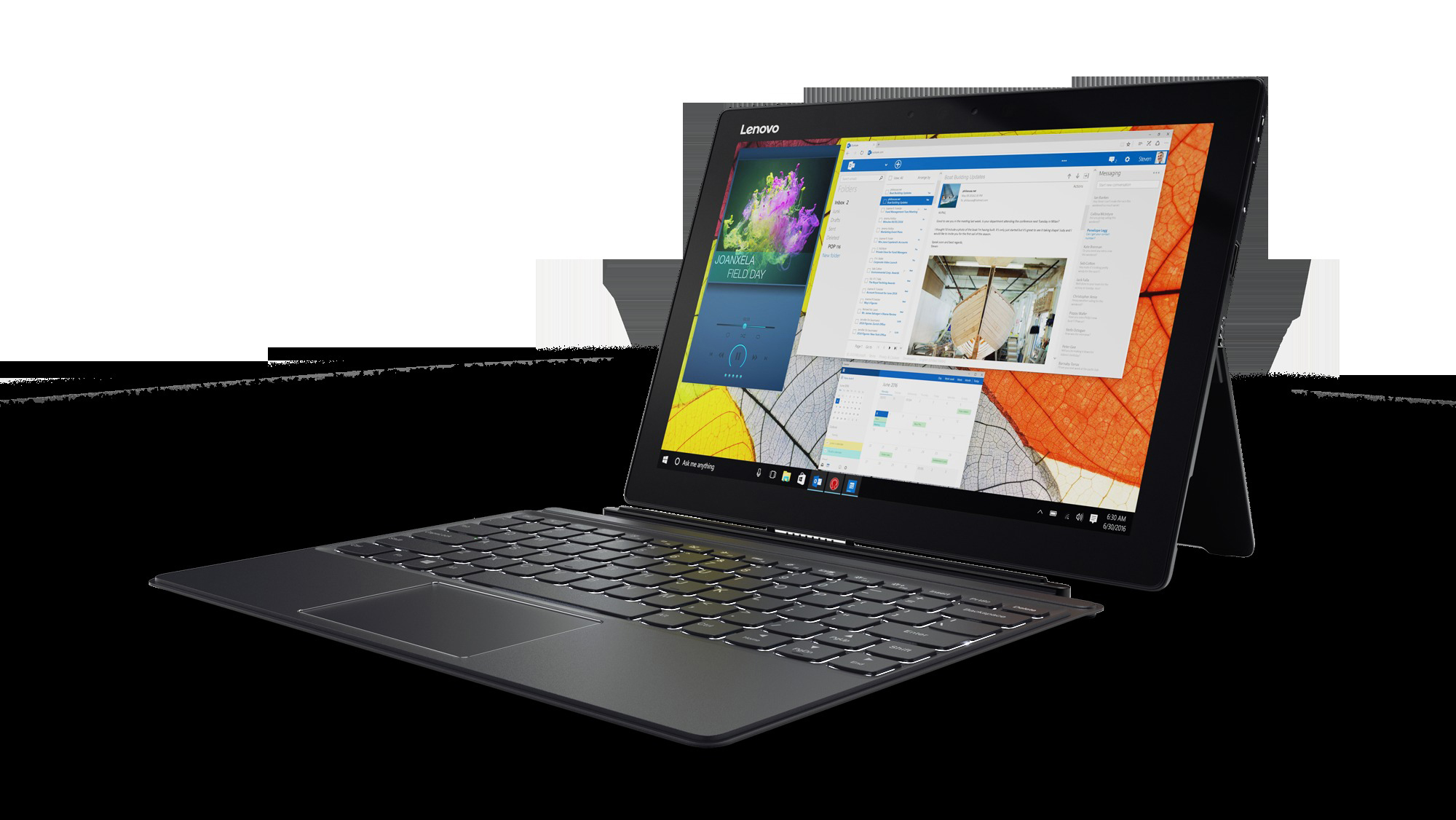 LENOVO Miix 720 - 12 Zoll - Intel® Core™ i7 i7-7500U - 8 GB - 256 GB - Intel® HD 620 - Windows 10
