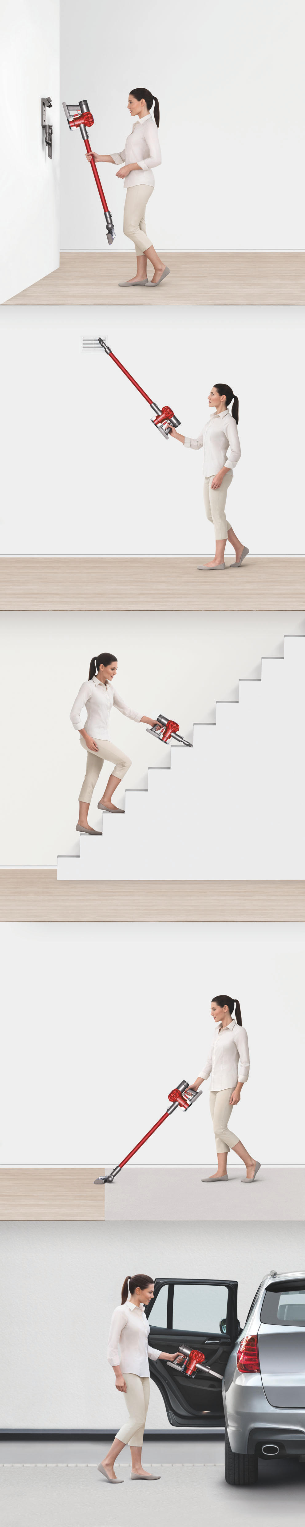 DYSON 210674-01 Digital Slim Flexi Stielsauger, Akkubetrieb, 350 Watt
