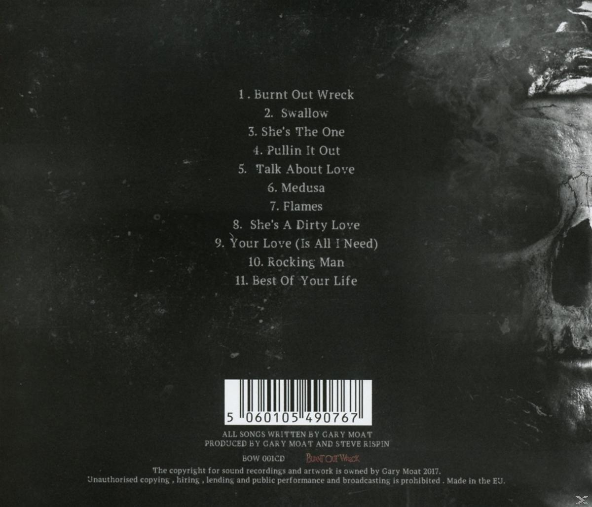 Rückseite eines Albums mit Songliste, Barcode und Copyright-Informationen.