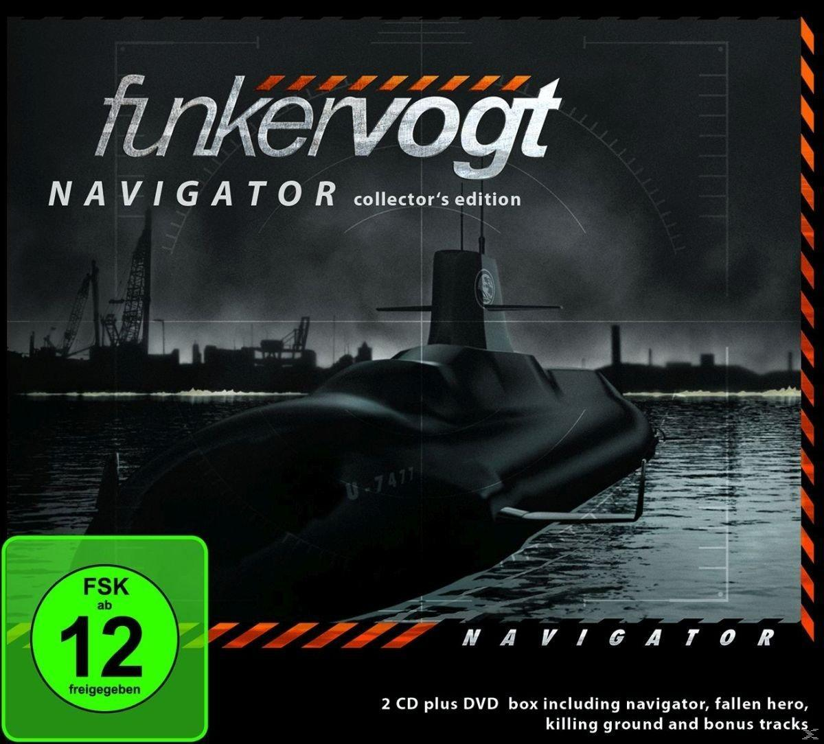 CD-Hülle mit einem U-Boot. Titel 'Navigator' von Funker Vogt.