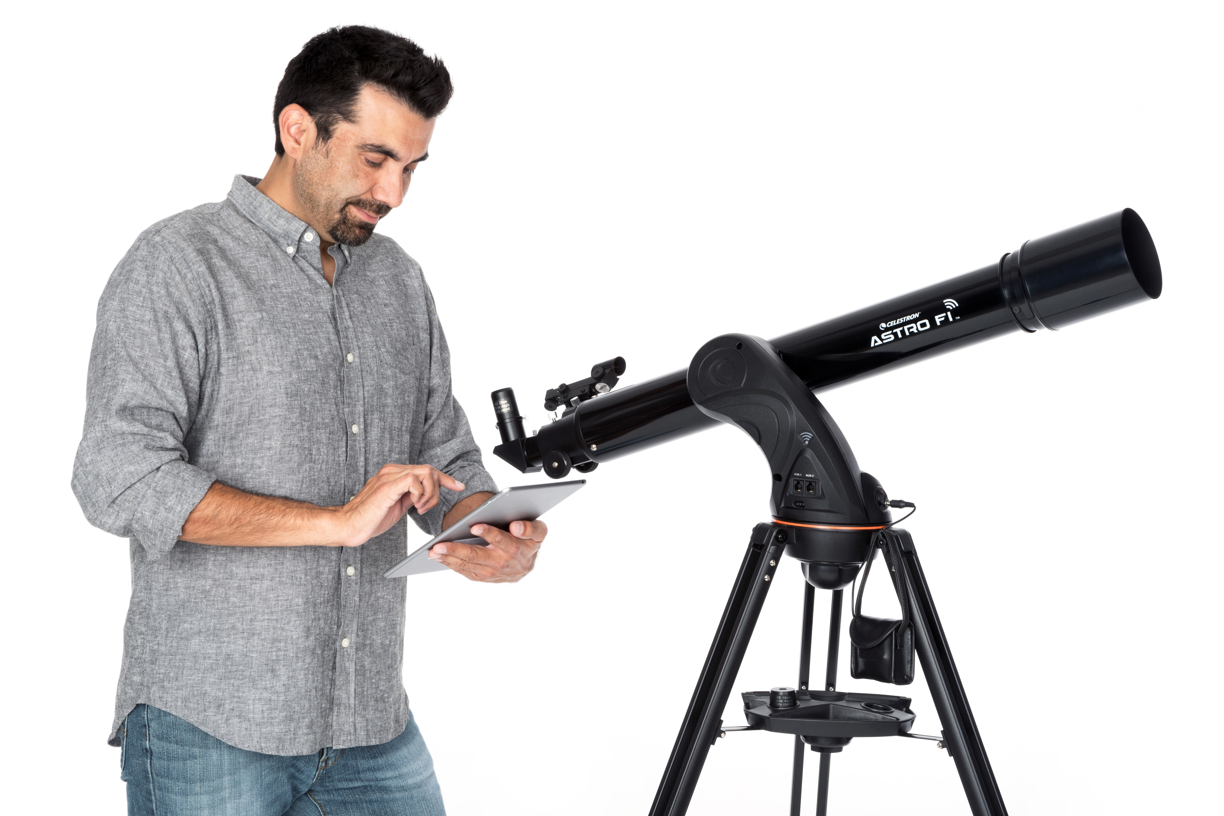 CELESTRON 821780 AstroFi 36x, 91x, 90 mm, Goto-Teleskop