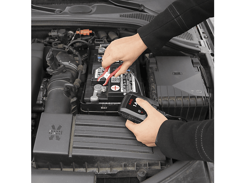 AEG MB 1.0 Autobatterie Ladegerät, Schwarz