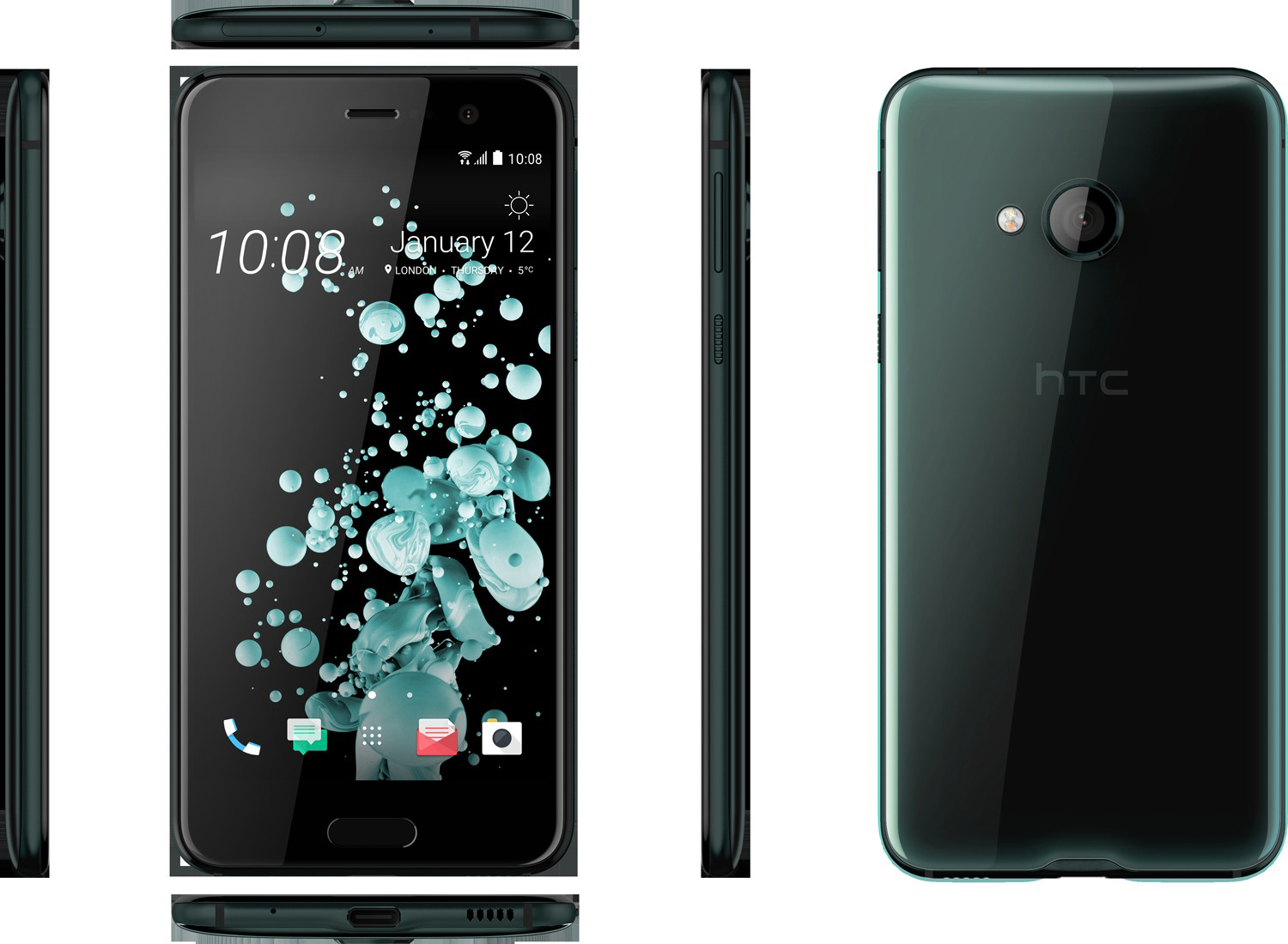 HTC U Play 32 GB Black Oil