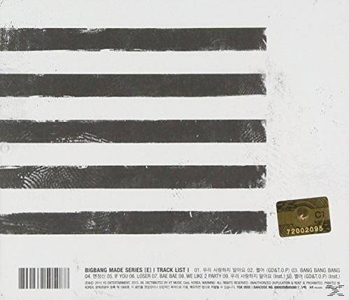 Bigbang - Bigbang (CD) E Made Series 