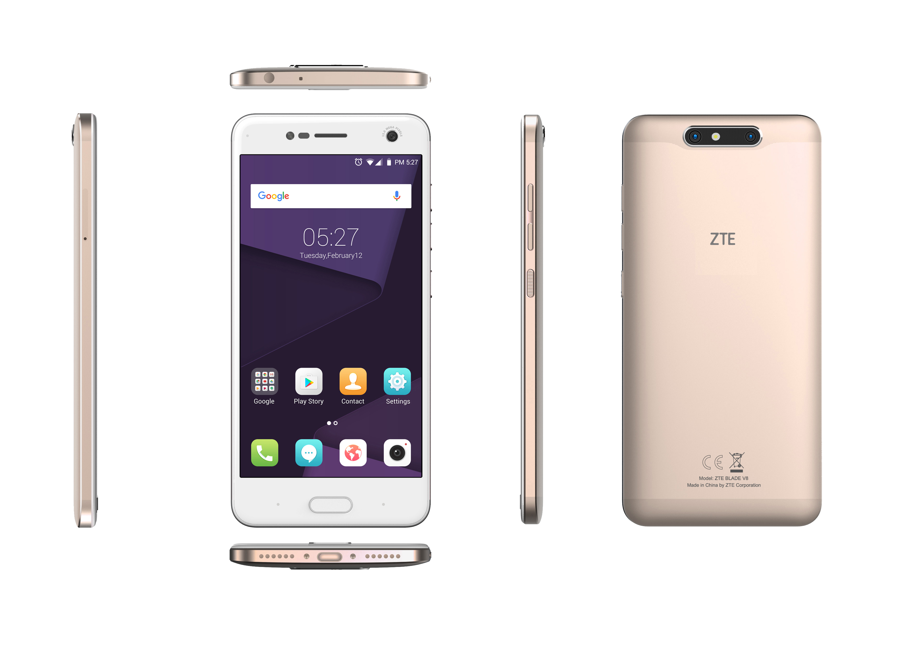ZTE Blade V8 32 GB Gold Dual SIM