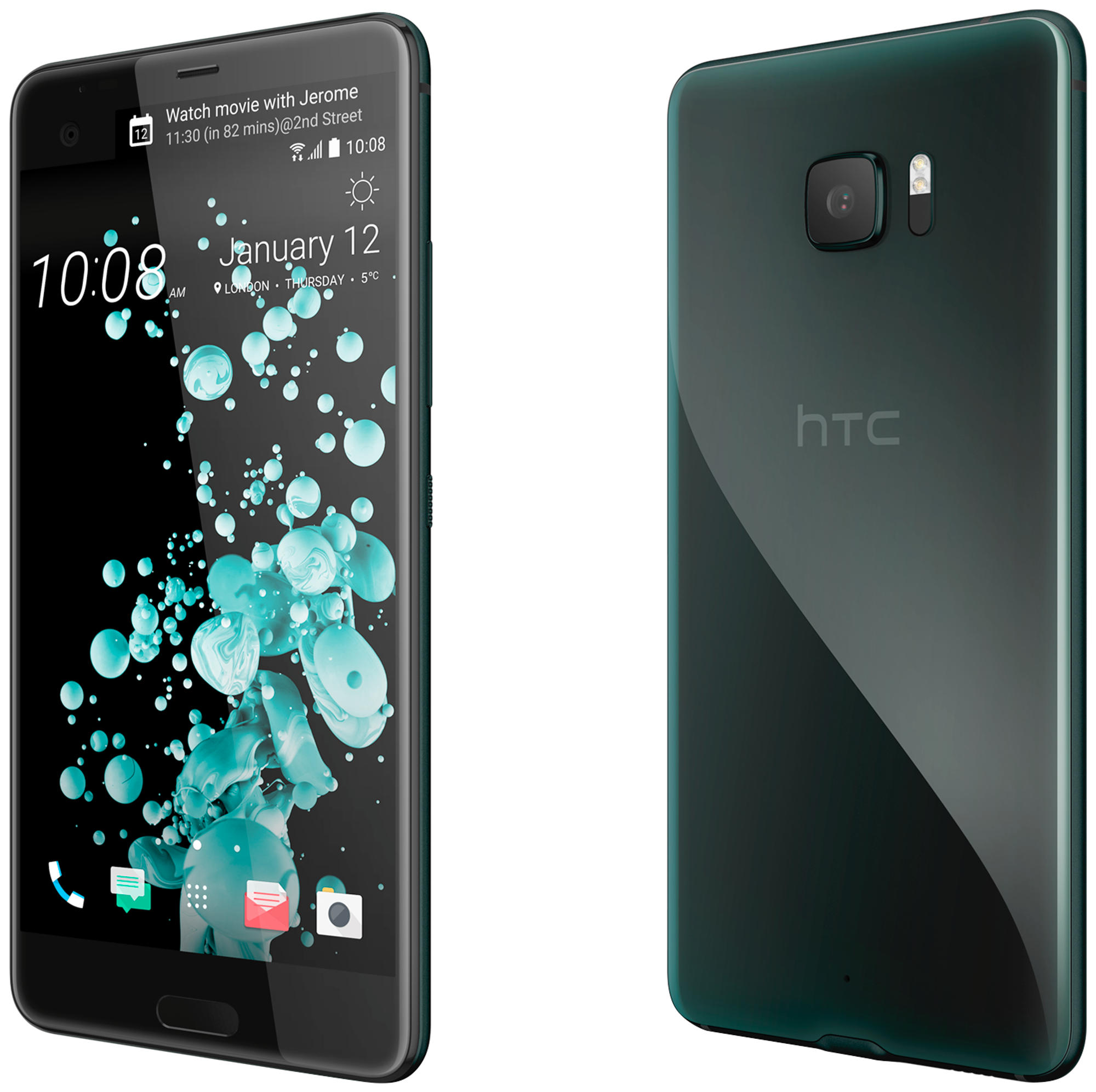HTC U Ultra 64 GB Brilliant Black