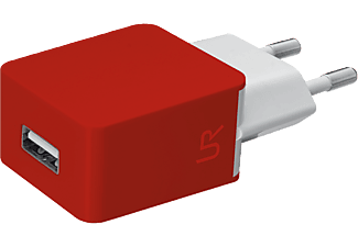 TRUST Wall piros hálózati töltő USB (20145)